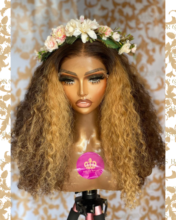 Queen Fame- 18inches afro natural wavy wig unit - Image 5