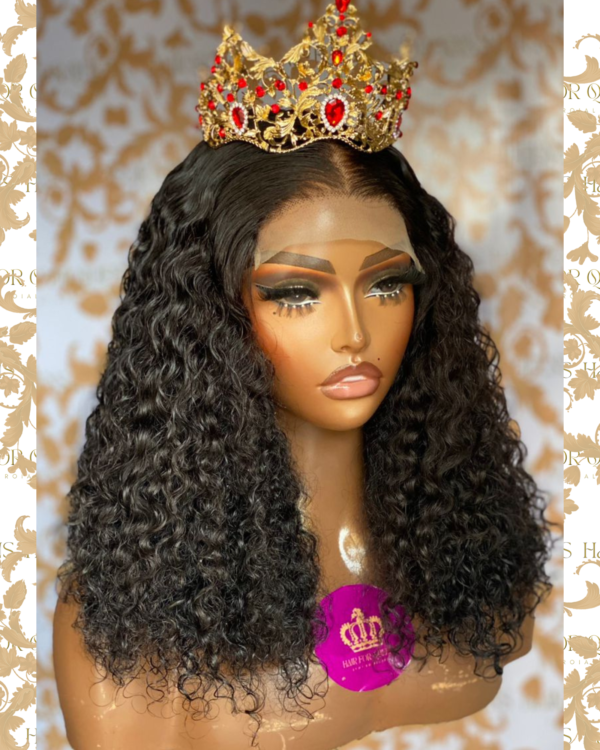 Queen Danina- 14 inches 5x5 pixie curly wig unit - Image 3