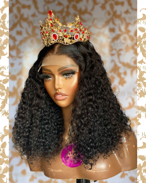 Queen Danina- 14 inches 5x5 pixie curly wig unit