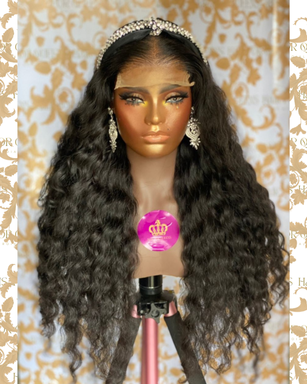 Queen Lola- 24 inches raw wavy wig unit - Image 2