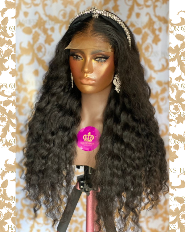 Queen Lola- 24 inches raw wavy wig unit - Image 3