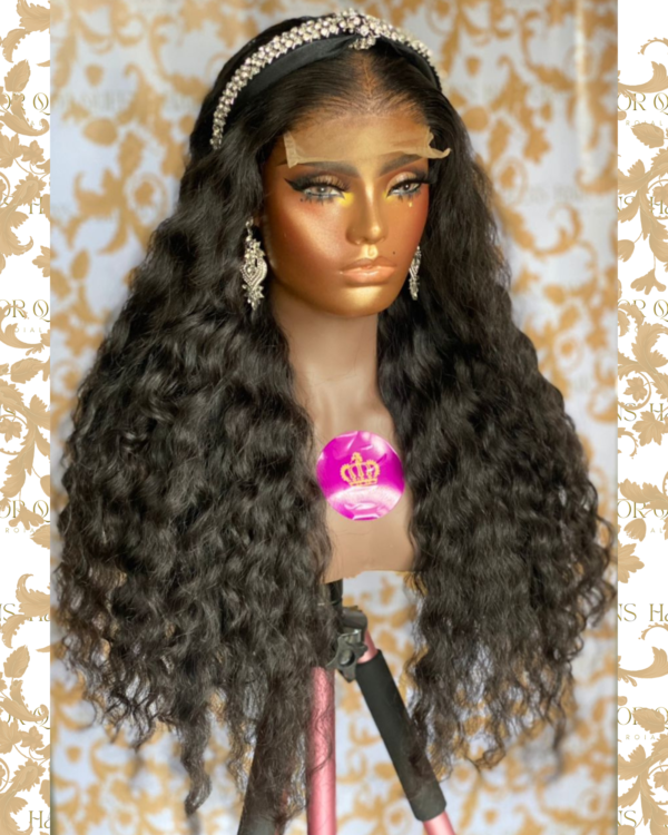 Queen Lola- 24 inches raw wavy wig unit - Image 4