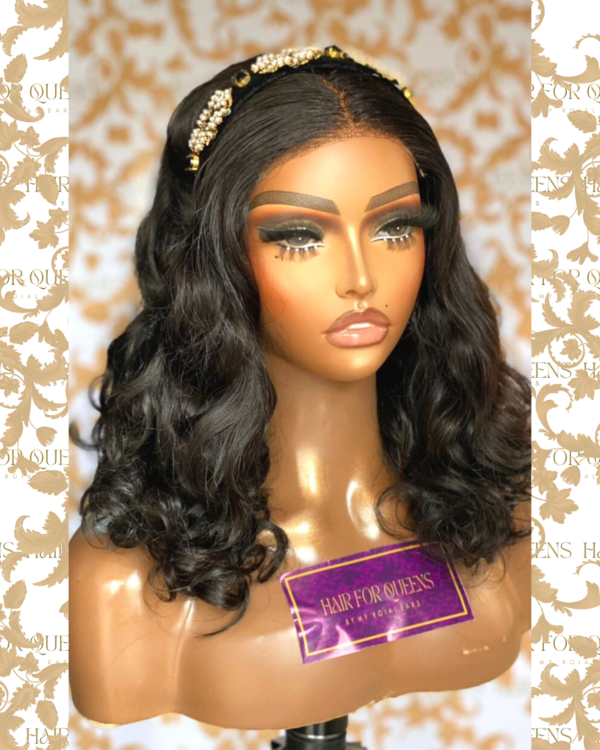 QUEEN Agnes- 14inches 4x4 raw fumi curls wig - Image 5