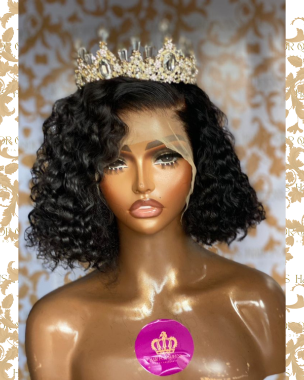 Queen Matha- 12inches 13x4 pixie curly wig unit - Image 3