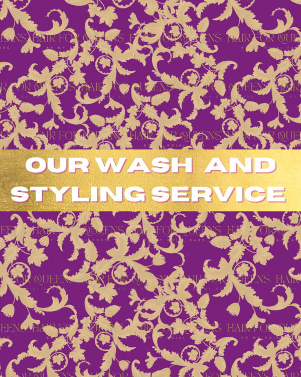 Wash and Styling Service: shampoo + conditioning +styling