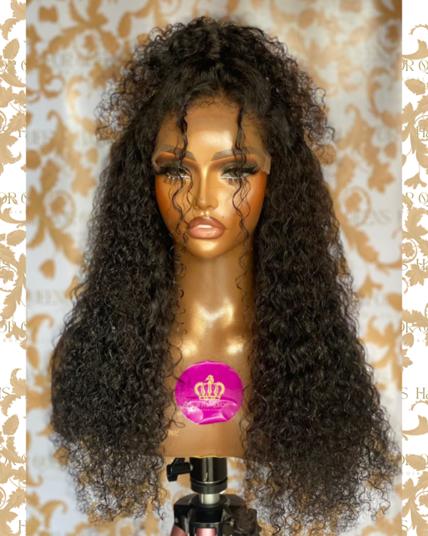 QUEEN Maureen (Black)-south Indian 24inches hd 6x7 raw wig unit - Image 3