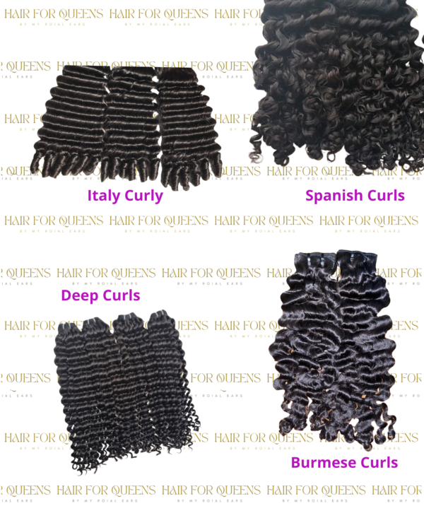 Korean Curly Wefts Hair (Virgin hair)