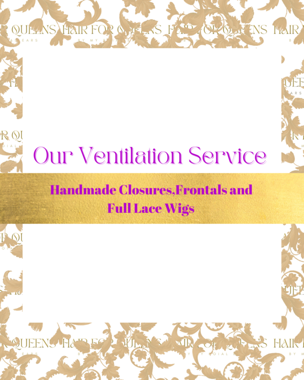 Ventilation Service- Handmade Closures, Frontals and Full Lace Wigs - Image 2