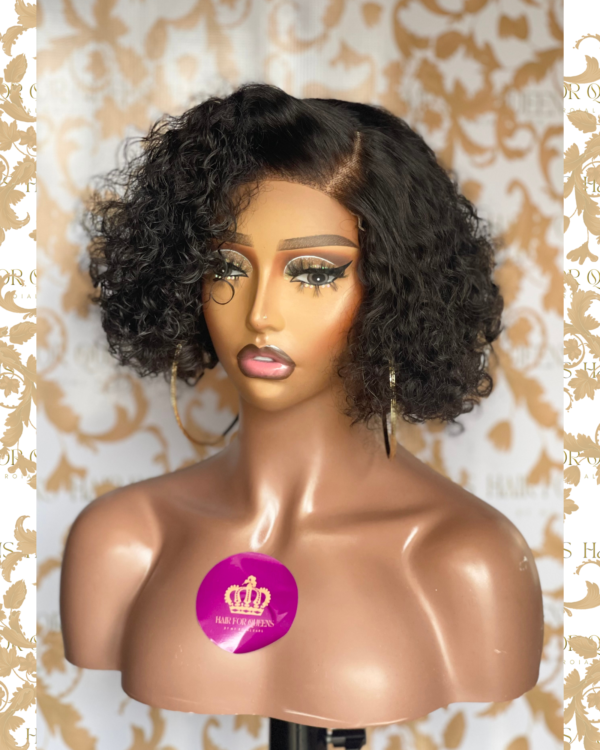 Queen Matha- 8inches 5x5 pixie curly wig unit - Image 4