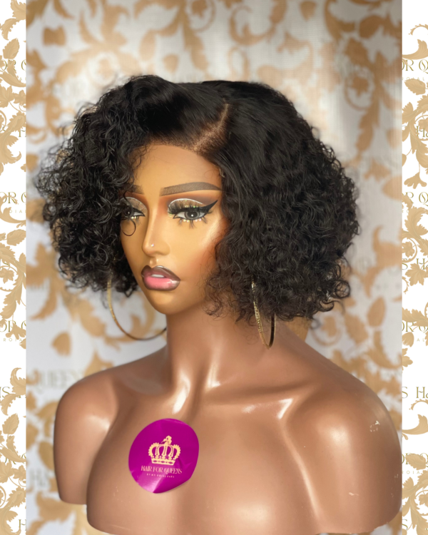 Queen Matha- 8inches 5x5 pixie curly wig unit - Image 2