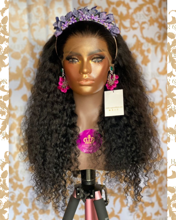 Queen Yaz- Deep curl Korean frontal unit - Image 3