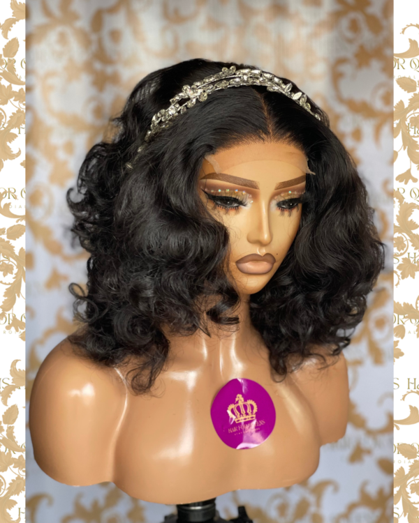 Queen Audrina-14 inches Vietnamese bouncy 4x4 wig unit