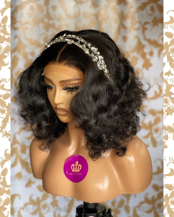 Queen Audrina-14 inches Vietnamese bouncy 4x4 wig unit - Image 3