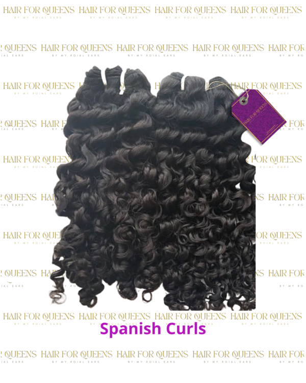 Korean Curly Wefts Hair (Virgin hair) - Image 2