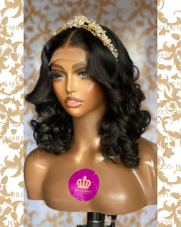 QUEEN Rhoda -12 inches raw romantic curls wig