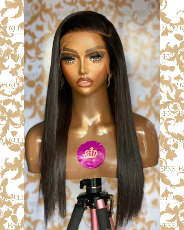 QUEEN Davine -18 inches HD 13x6 lace raw baby thin wig unit